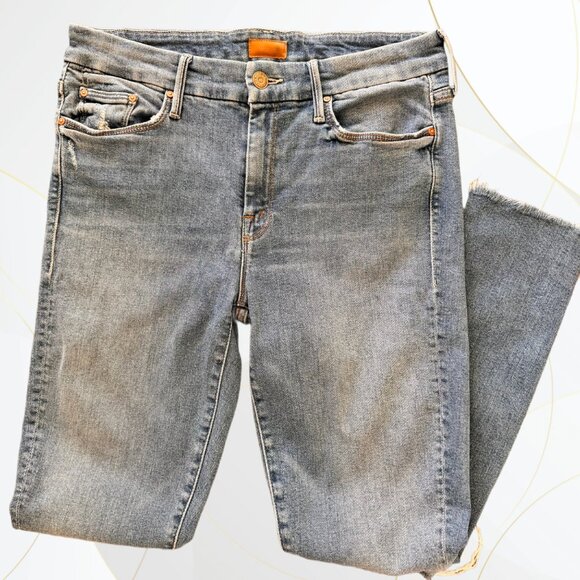 Mother Denim Looker Ankle Fray Love Gun Jeans - Picture 3 of 14